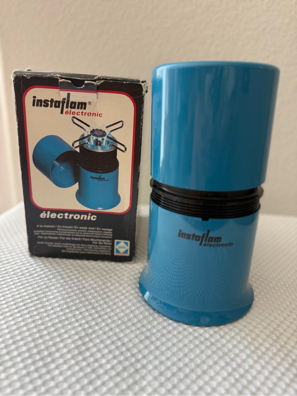 Instaflam Electronic Blue Portable Camping Stove